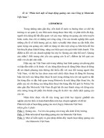 phân tích một số hoạt động quảng cáo của công ty motorola việt nam 