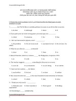 DE THI TUYEN SINH 10 TP HCM 2009 