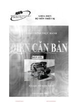 Giáo trình: Thực hành điện tử căn bản