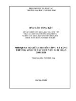 Nghiên cứu mối quan hệ giữa chi tiêu công và tăng trưởng kinh tế ở Việt Nam