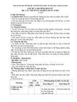 Giáo án thể dục thể chất lớp 1 bộ sách kết nối tri thức với cuộc sống.