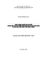 hình tượng người phụ nữ mới trong một số tác phẩm tiêu biểu của tự lực văn đoàn và văn học hàn quốc thời nhật thuộc 