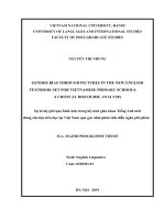 Gender bias through pictures in the new english textbook set for vietnamese primary schools  a critical discourse analysis 