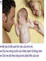 Đại cương   phát triển tâm thần vận động 