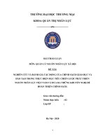 Nghiên cứu và đánh giá tác động của chính sách giáo dục và đào tạo trong thực hiện mục tiêu chiến lược phát triển NNL Việt Nam và đưa ra những khuyến nghị để hoàn thiện chính sách