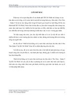 Vấn đê quản lý chất lượng và an toàn vệ sinh thực phẩm tại công ty TNHH thực phẩm farina