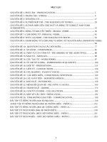 các chuyên đề ôn thi tốt nghiệp, đại học