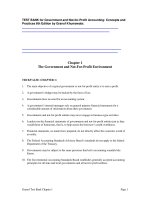 TEST BANK for government and not for profit accounting concepts and practices 6th edition by granof khumawala 