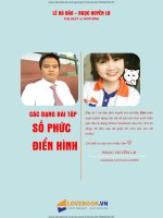 Tài liệu ôn thi Đại học, THPT Quốc gia: Môn Toán: Các dạng bài tập số phức điển hình, Lê Bá Bảo