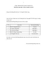 Các yếu tố tác động đến sự hài lòng của khách nội địa tại điểm đến du lịch tỉnh an giang​ 