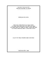 Phát huy tính tích cực nhận thức của học sinh THCS qua tổ chức dạy học các kiến thức về điện từ học với sự hỗ trợ của phần mềm dạy học và bản đồ tư duy​ 