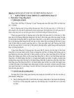 tiểu luận giao dịch thương mại quốc tế phân tích hợp đồng đại lý và quá trình kí kết, thực hiện hợp đồng đại lý  