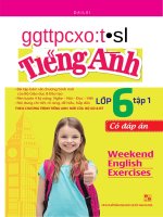 BÀI TẬP CUỐI TUẦN ANH 6 MỚI CỰC HAY