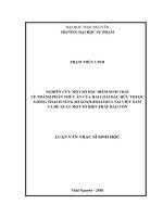 Nghiên cứu một số đặc điểm sinh thái về thành phần thức ăn của hai loài đặc hữu thuộc giống thạch sùng mí goniurosaurus tại việt nam và đề xuất một số biện pháp bảo tồn​ 