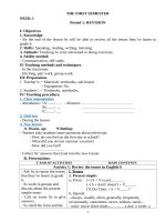 GIÁO ẤN CẢ NĂM ANH 7 CHƯƠNG TRÌNH MỚI