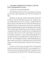 tiểu luận kinh tế học quốc tế II hiệp định đối tác toàn diện và tiến bộ xuyên thái bình dương (CPTPP) cùng những cơ hội và thách thức của việt nam 