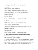 tiểu luận giao dịch thương mại quốc tế phân tích hợp đồng mua bán hoa hồi tự nhiên 