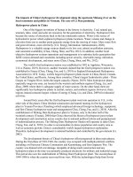 The impacts of China''s hydropower development along the upstream Mekong river on the local economics and politics in Vietnam. The case of Ca Mau peninsula