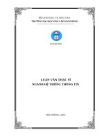 Xây dựng hệ thống tìm kiếm âm thanh theo nội dung dựa trên các đặc trưng miền tần số