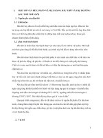 tiểu luận kinh tế học quốc tế II sự sụt giảm giá dầu thế giới trong thời gian gần đây và tác động của nó đến nền kinh tế thế giới 