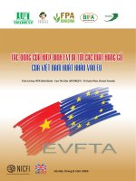 Báo cáo Tác động của Hiệp định EVFTA tới các mặt hàng gỗ của Việt Nam xuất khẩu và EU