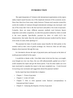 tiểu luận giao dịch thương mại quốc tế terms of payment in the sale contract 