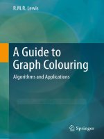 a guide to graph colouring  algorithms and applications lewis 2015 10 27 Cấu trúc dữ liệu và giải thuật