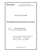 Hoàn thiện công tác quản trị nguồn nhân lực tại công ty trách nhiệm hữu hạn thương mại dịch vụ công nghệ TFL 