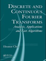 discrete and continuous fourier transforms analysis, applications and fast algorithms chu 2008 03 19  Cấu trúc dữ liệu và giải thuật