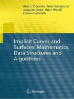 implicit curves and surfaces  mathematics, data structures and algorithms gomes et al  2009 05 15 Cấu trúc dữ liệu và giải thuật