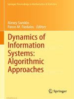 dynamics of information systems  algorithmic approaches sorokin   pardalos 2013 09 03  Cấu trúc dữ liệu và giải thuật