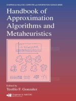 handbook of approximation algorithms and metaheuristics gonzalez 2007 01 05 Cấu trúc dữ liệu và giải thuật