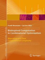 bioinspired computation in combinatorial optimization      neumann   witt 2010 11 05 Cấu trúc dữ liệu và giải thuật