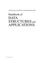 handbook of data structures and applications mehta   sahni 2004 10 28 Cấu trúc dữ liệu và giải thuật