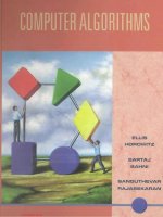 computer algorithms horowitz, sahni   rajasekaran 1997 08 15  Cấu trúc dữ liệu và giải thuật