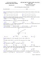 de thi thử TOÁN 12 t12 201