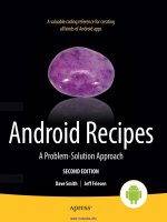 android recipes  a problem solution approach (2nd ed ) smith   friesen 2012 12 03  Lập trình android