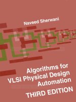 algorithms for vlsi physical design automation (3rd ed ) sherwani 1998 11 30 Cấu trúc dữ liệu và giải thuật