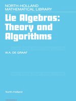 lie algebras  theory and algorithms de graaf 2000 02 18 Cấu trúc dữ liệu và giải thuật