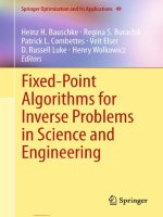 fixed point algorithms for inverse problems in science and engineering bauschke, burachik, combettes, elser, luke   wolkowicz 2011 06 01 Cấu trúc dữ liệu và giải thuật