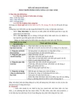 MẪU GIÁO án DẠY HỌC PHÁT TRIỂN NĂNG LỰC HỌC SINH