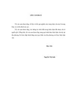 Phân tích tình hình đào tạo nghề cho lao động nông thôn trên địa bàn huyện Châu Thành tỉnh Tây Ninh