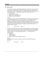 Test bank for tietz fundamentals of clinical chemistry and molecular diagnostics 7th edition by burtis 