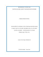 Ảnh hưởng của phong cách lãnh đạo chuyển dạng và học tập của tổ chức đến hiệu quả hoạt động của tổ chức tại Sở Lao động-Thương binh và Xã hội, tỉnh Bà Rịa-Vũng Tàu