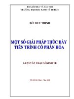 Một số giải pháp thúc đẩy tiến trình cổ phần hóa