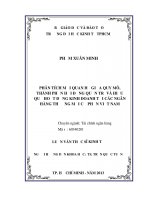 Phân tích mối quan hệ giữa quy mô, thành phần hội đồng quản trị và hiệu quả hoạt động kinh doanh tại các ngân hàng thương mại cổ phần Việt Nam