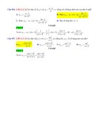 D01   bài toán liên quan định nghĩa dãy số   muc do 2 