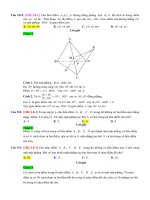 D08   tìm giao điểm của đ thẳng và mp   muc do 1 