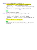 D06   đk đồng phẳng của các véctơ (thuần hình học)   muc do 1 