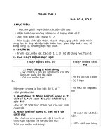 TOÁN bài số 6 số 7 BỘ SÁCH CÙNG HỌC VÀ PHÁT TRIỂN NĂNG LỰC